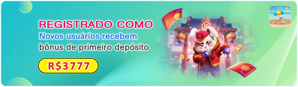 REGISTRADO COMO Novos usuarios recebem bonus de primeiro deposito R$3777