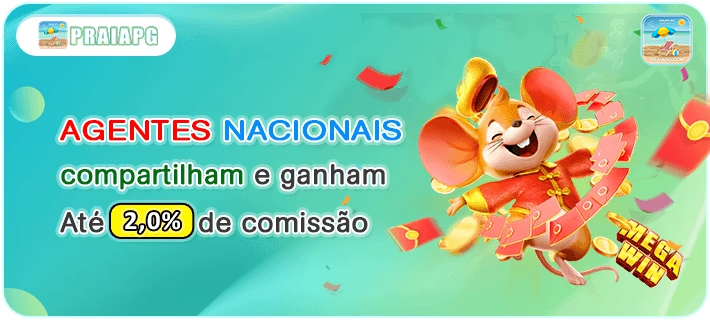AGENTES NACIONAIS compartilham e ganham Ate 2,0% de comissao